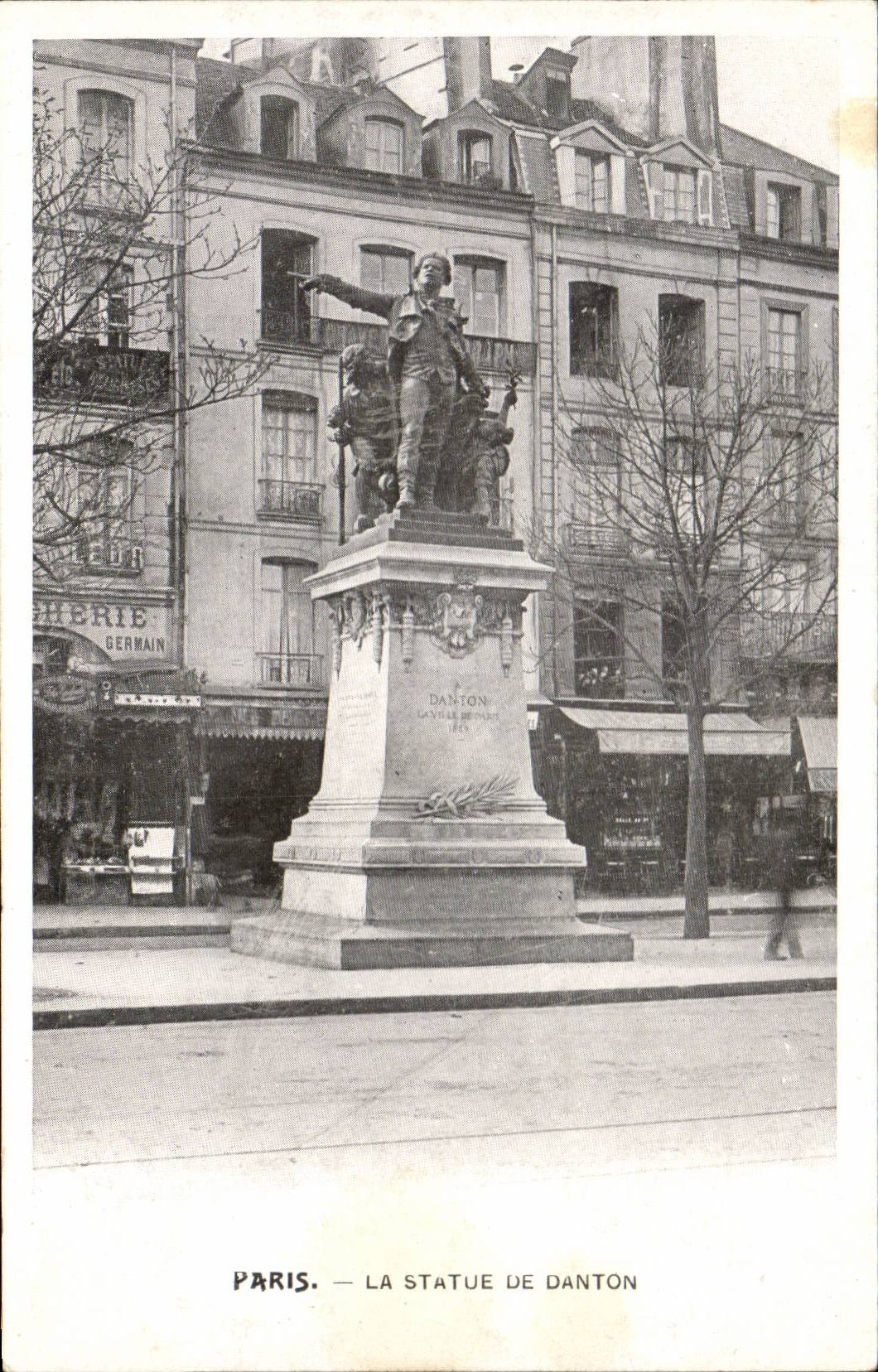 Paris CPA Statue de danton