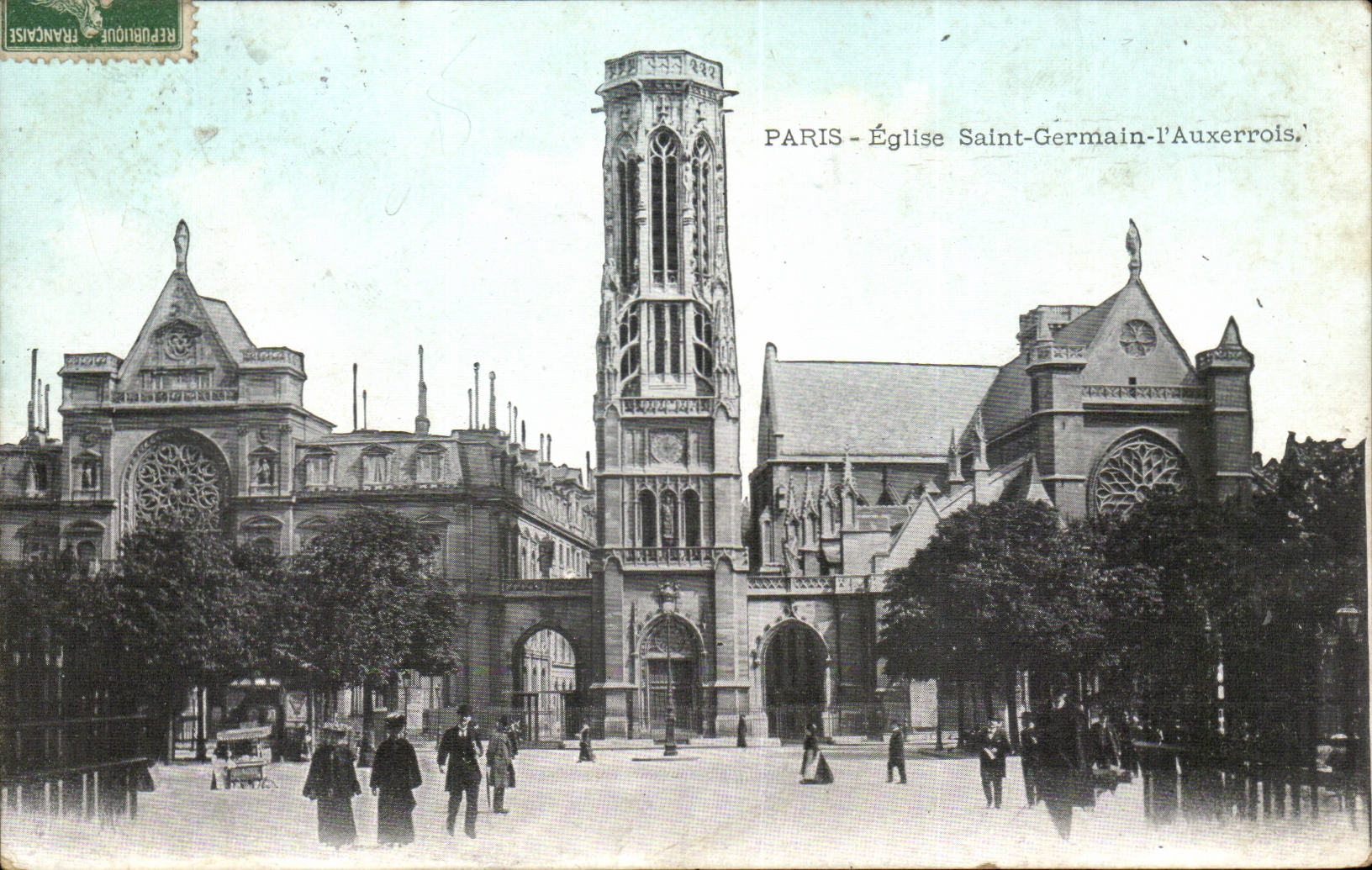 Paris CPA Eglise Saint Germain l'auxerrois