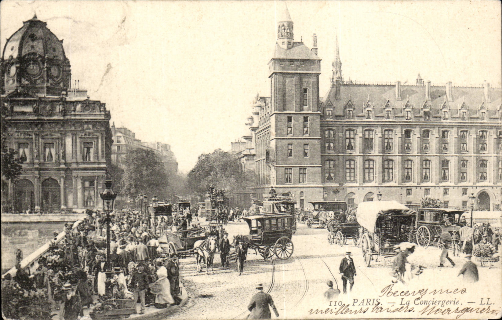 Paris CPA La conciergerie (marche) TOP