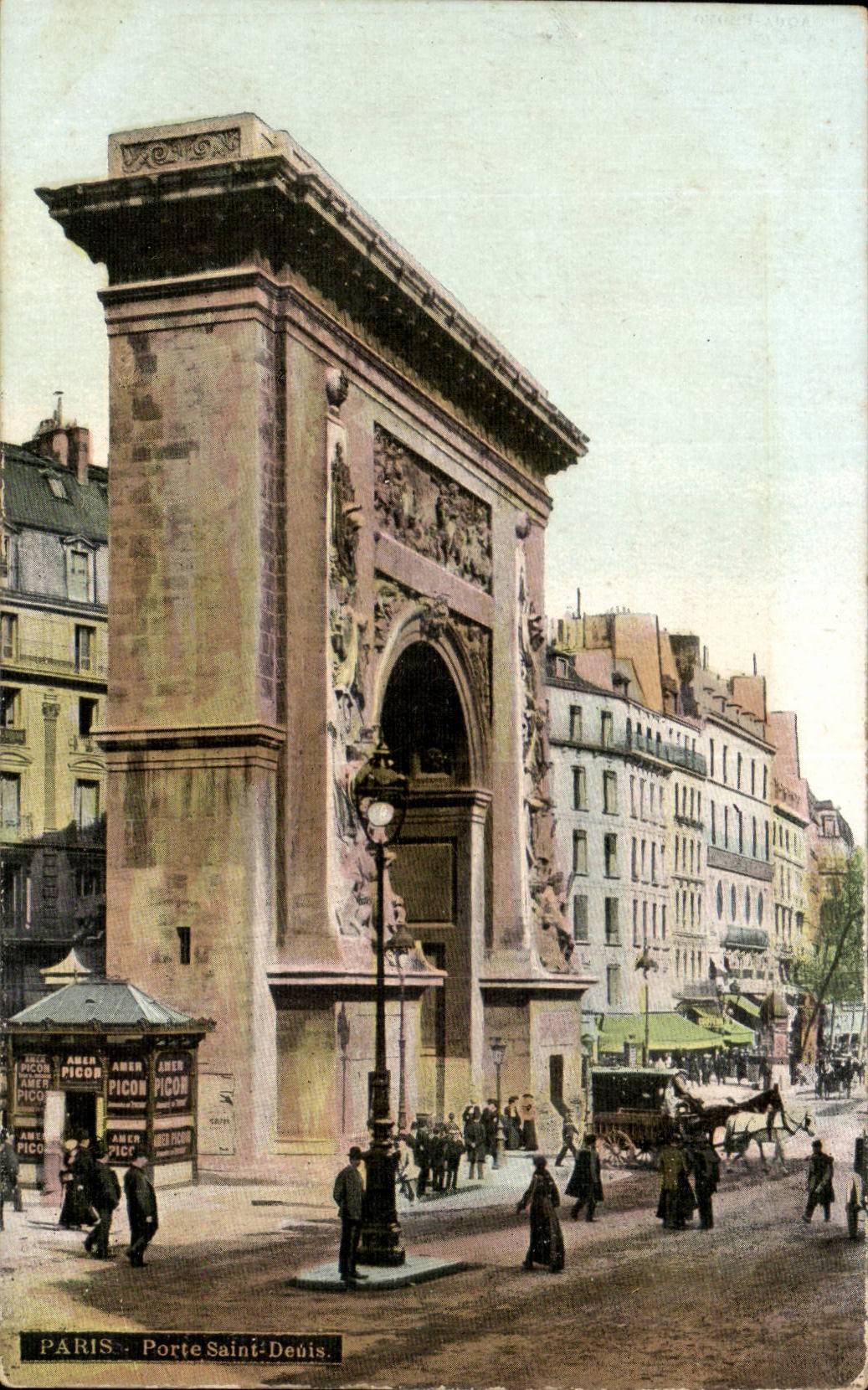 Paris CPA Gate Saint Denis