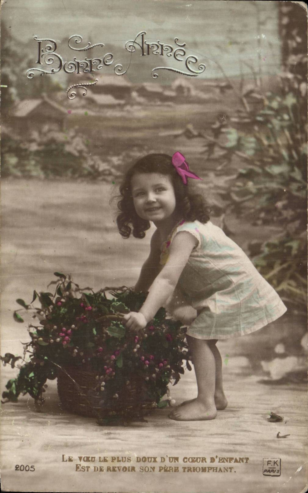 CPA Fantasy Child Happy New Year