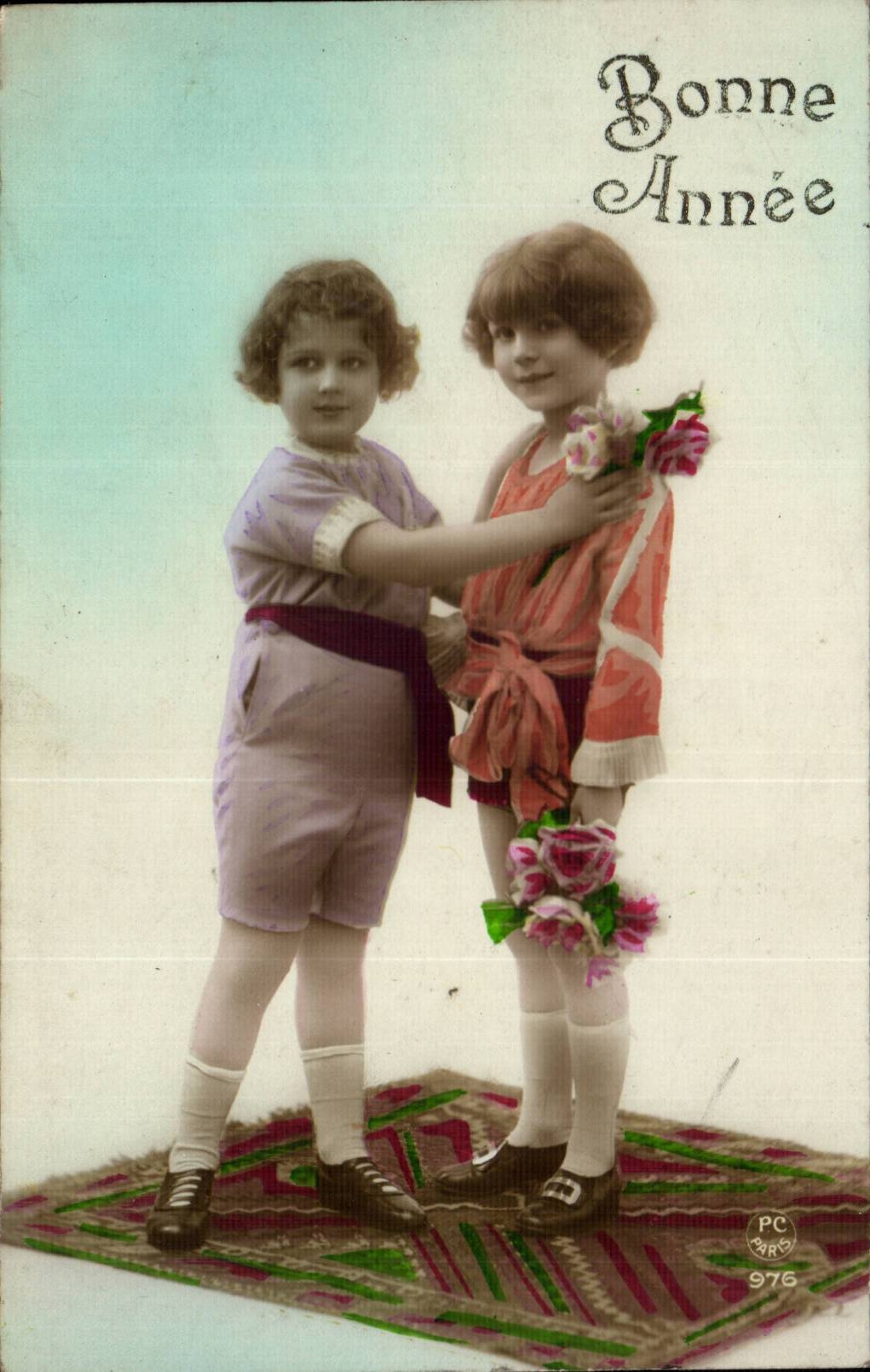 CPA Fantasy Children Happy New Year