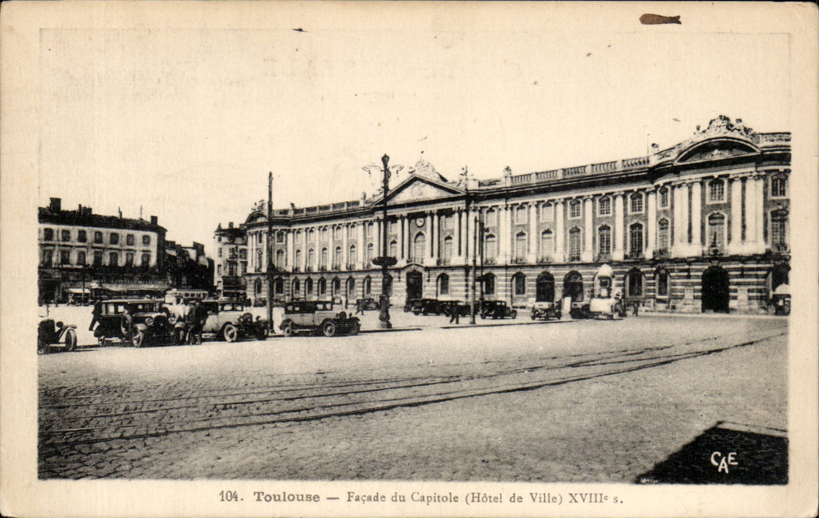 Toulouse CPA Facade du capitole ( hotel de ville ) 