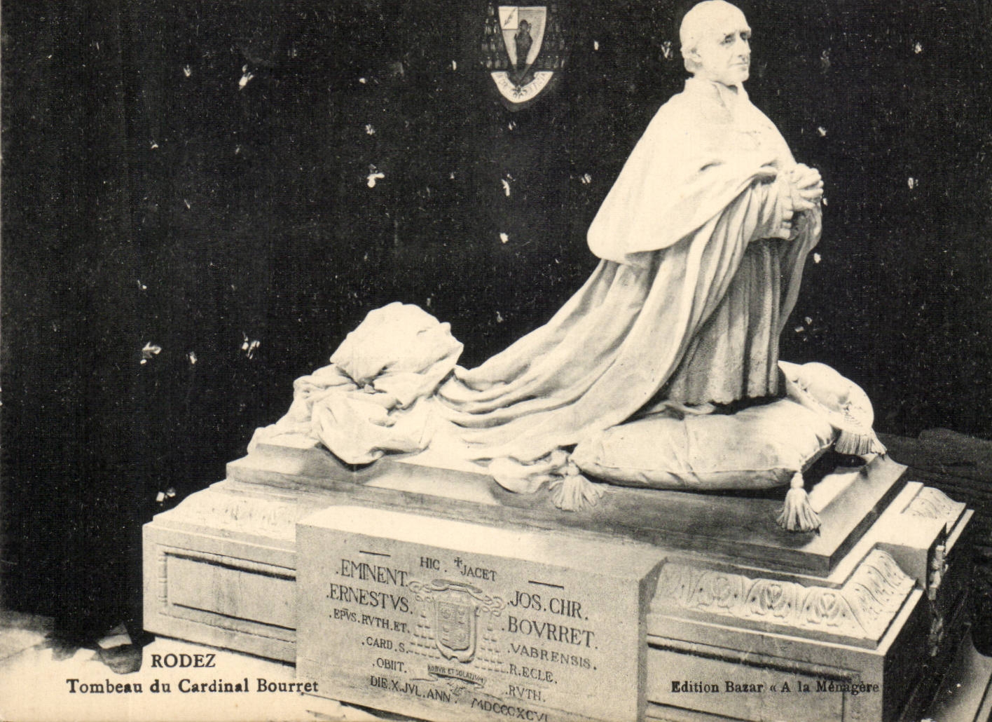 CPA Rodez Grab des Bourret Kardinals