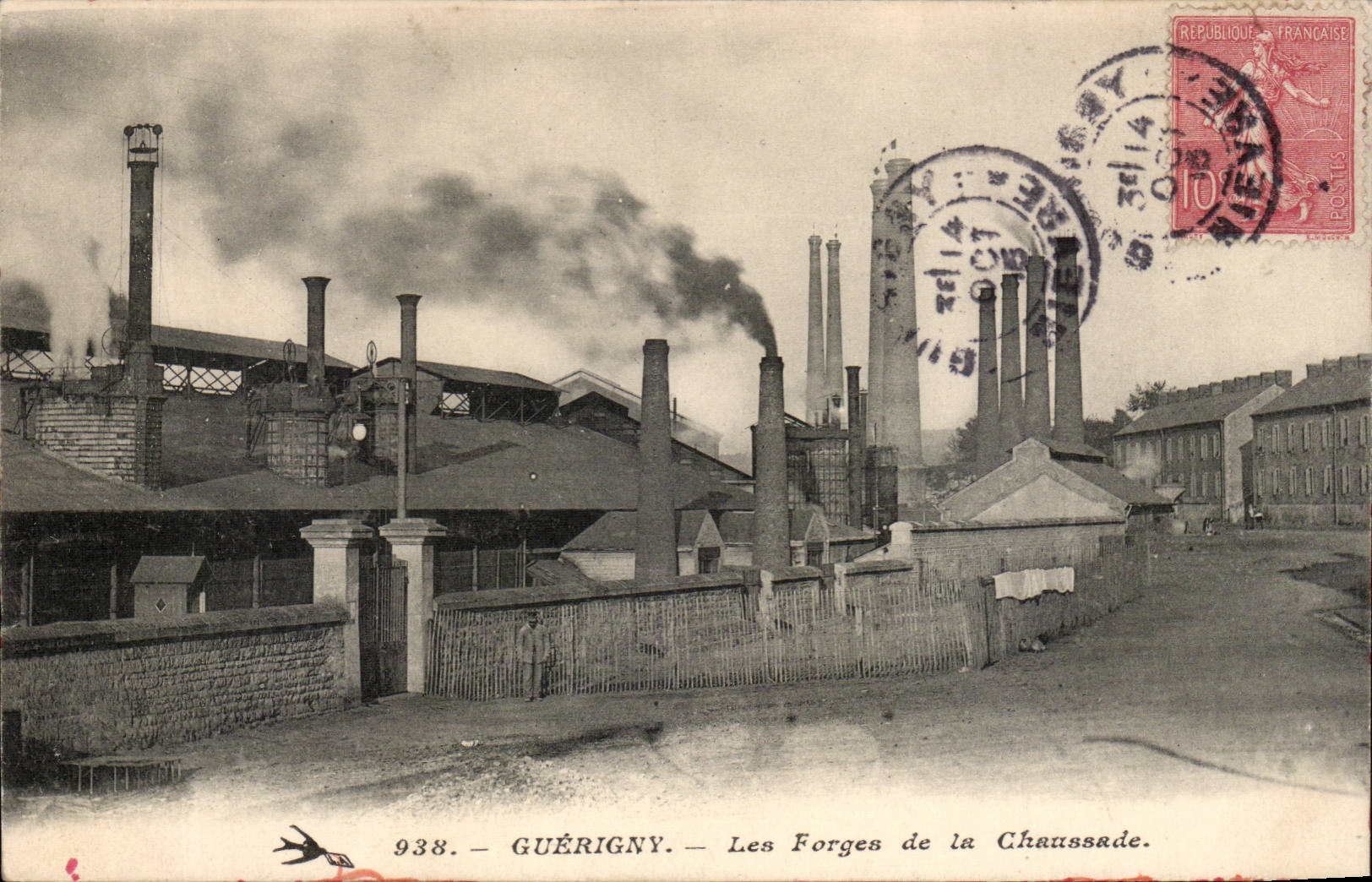 CPA Guerigny forging mills of Chaussade