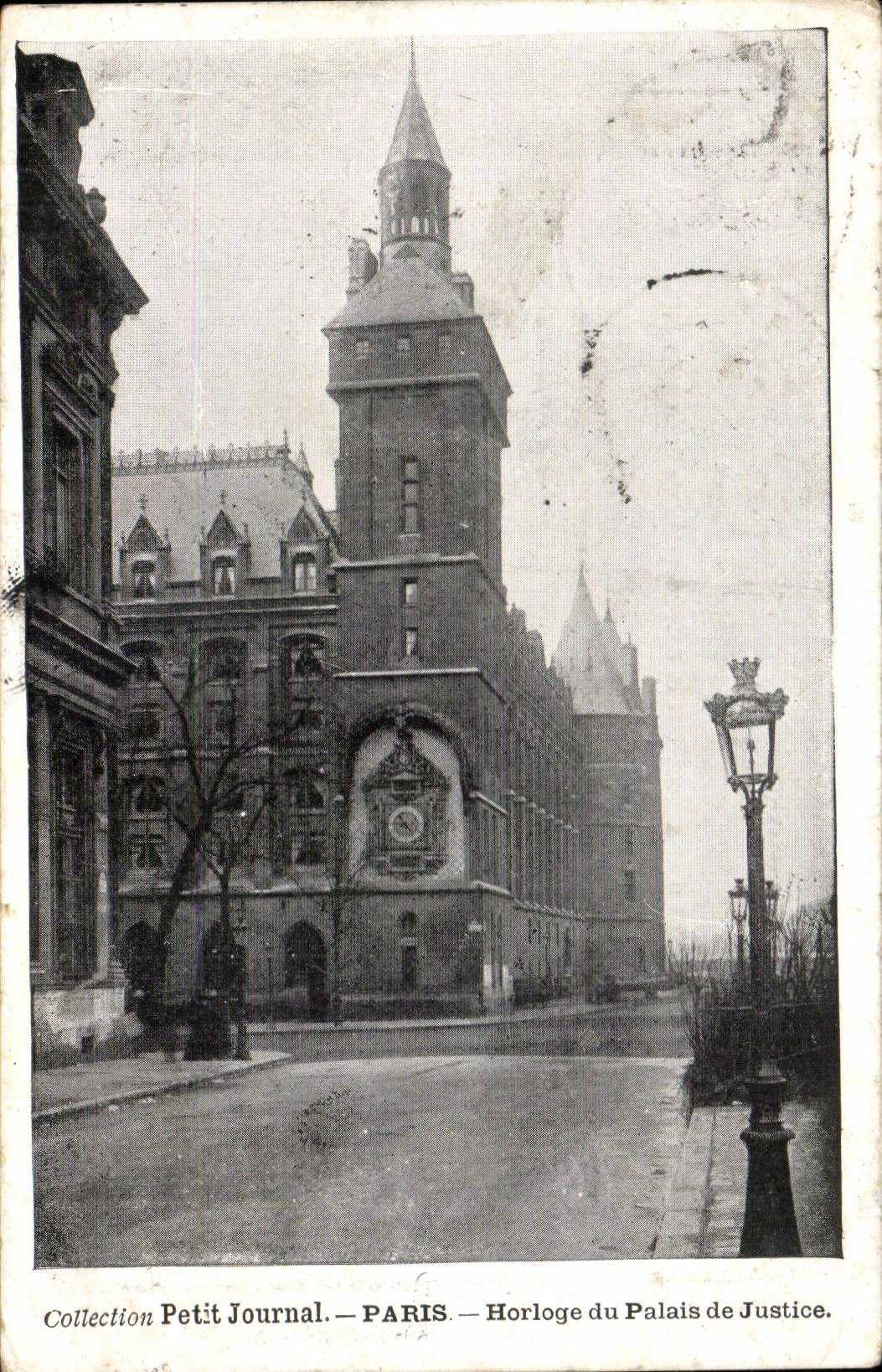 Paris CPA Horloge du palais de justice