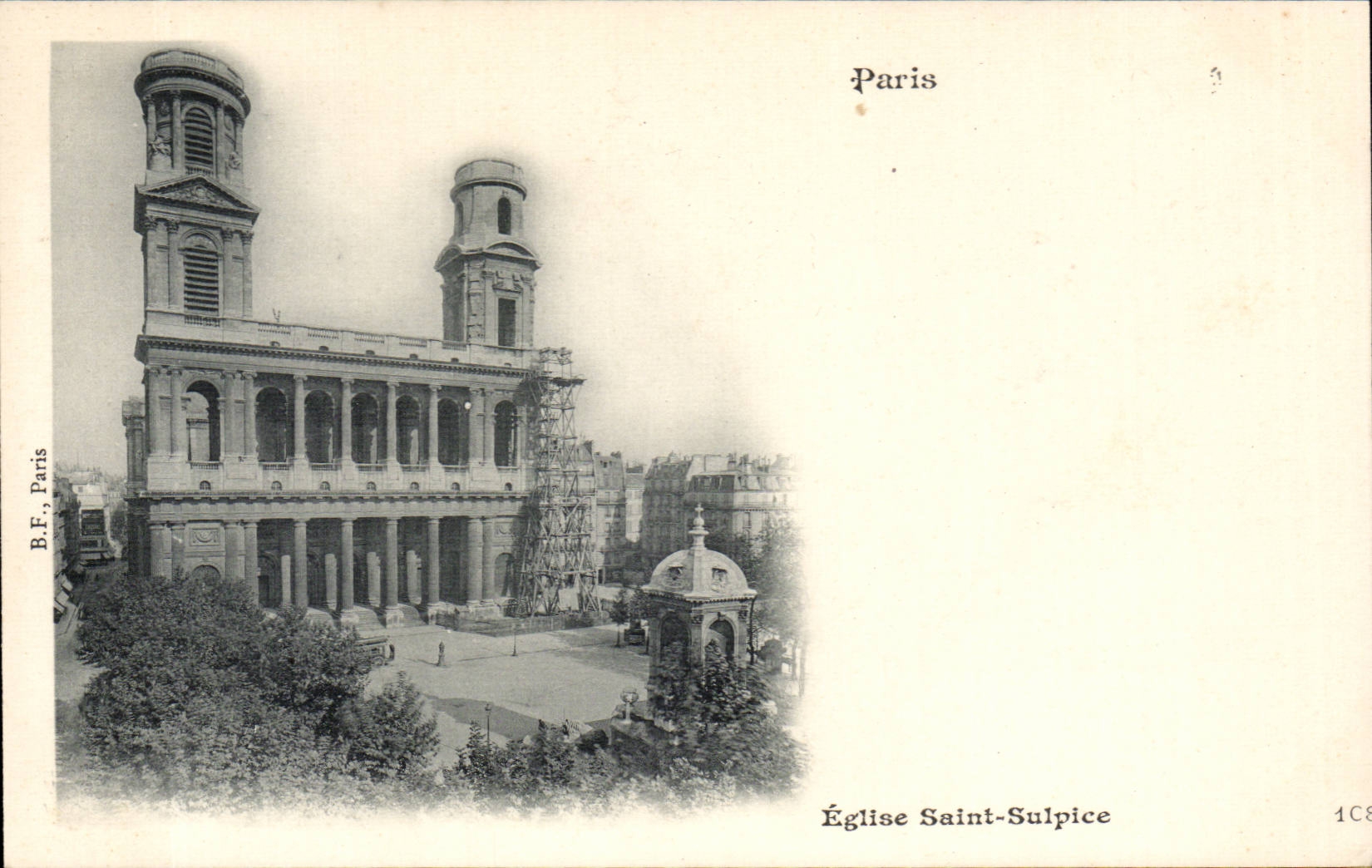 Holy Paris CPA Church Sulpice