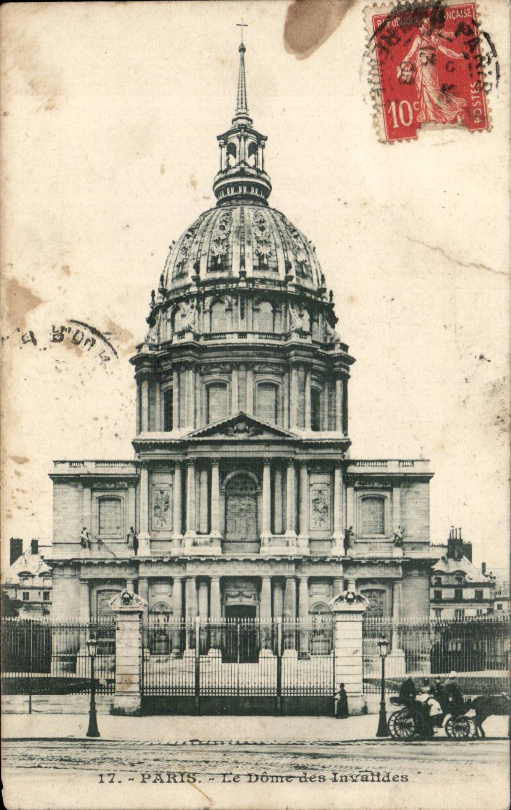 Paris CPA Dome of Invalides