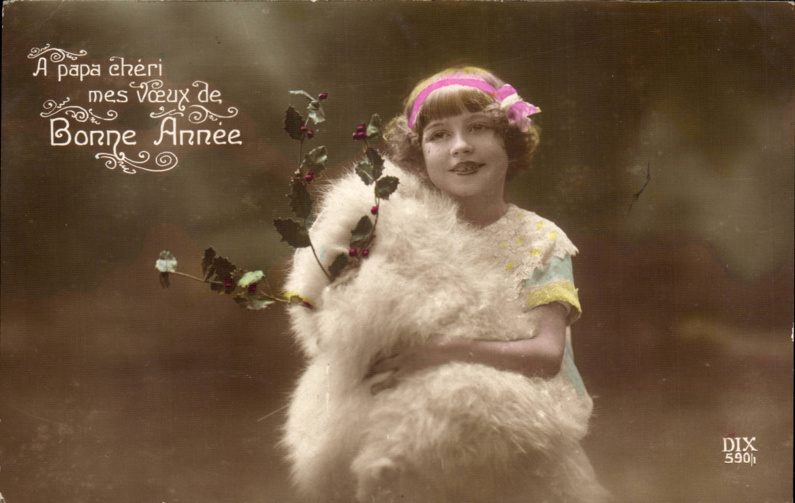 CPA Fantasy Child Happy New Year