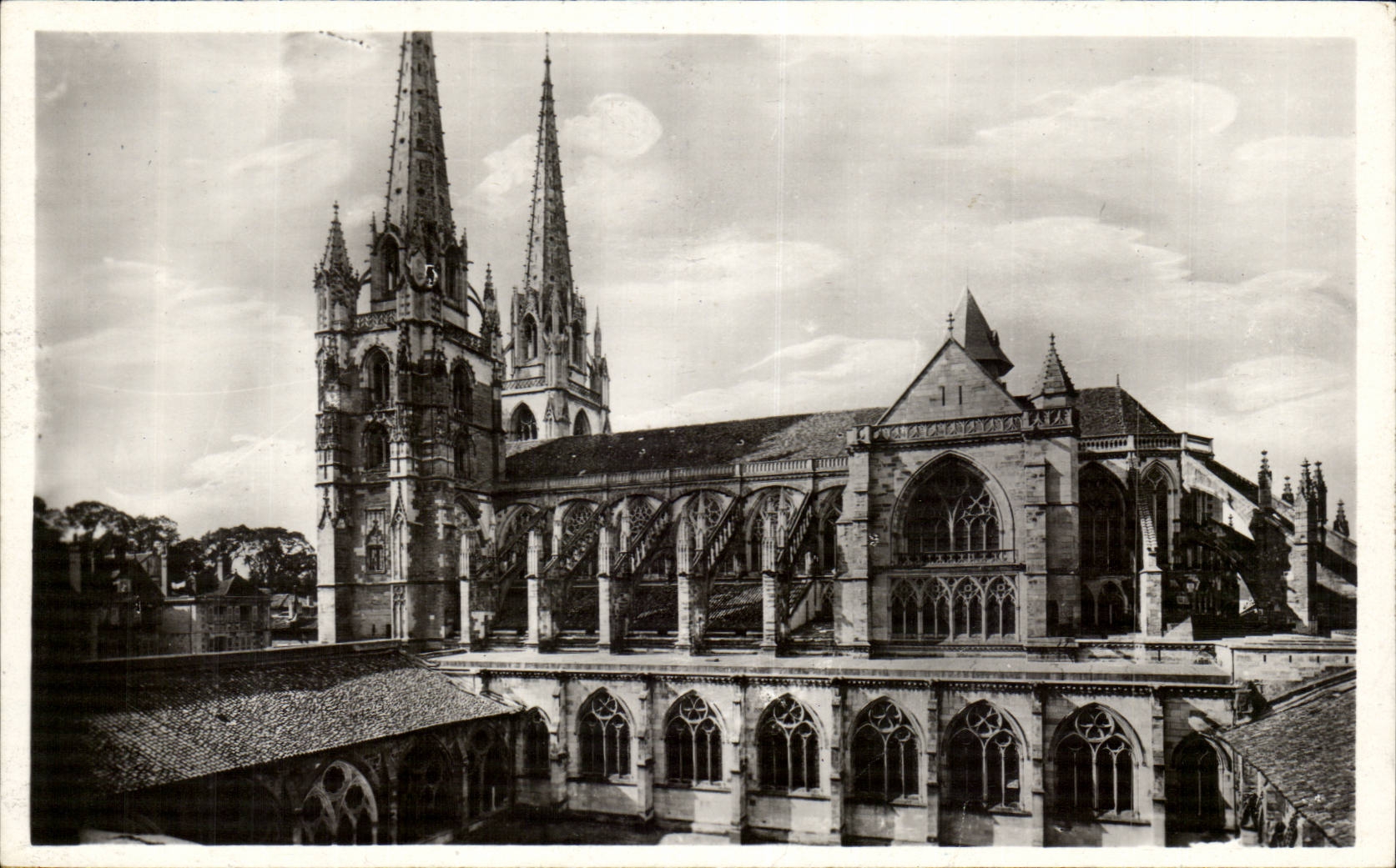 CPA Bayonne the cathedral