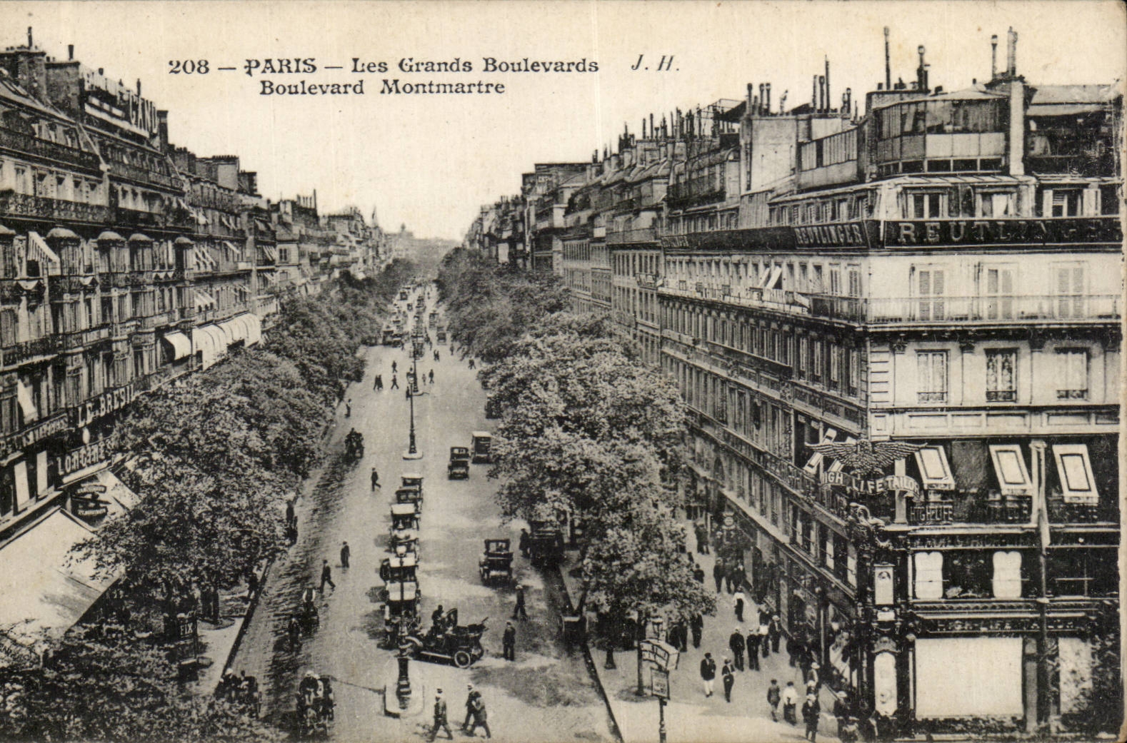 Paris CPA Les grands boulevards