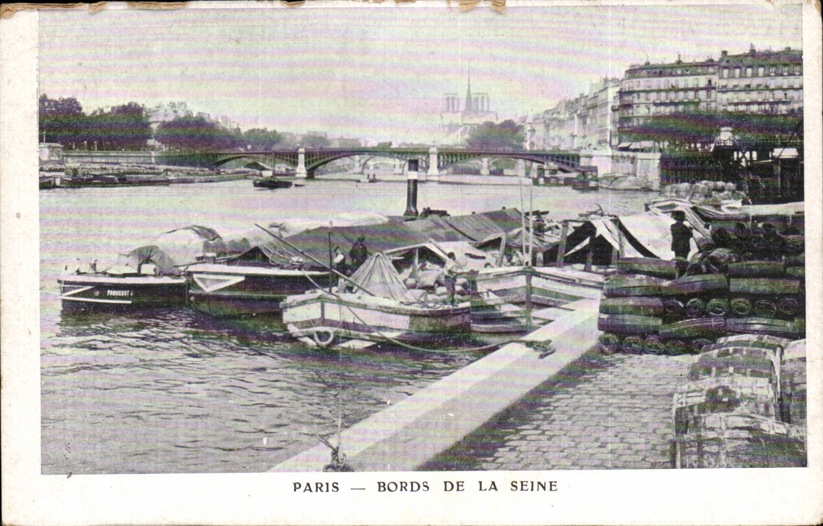 Paris CPA Bords de la Seine