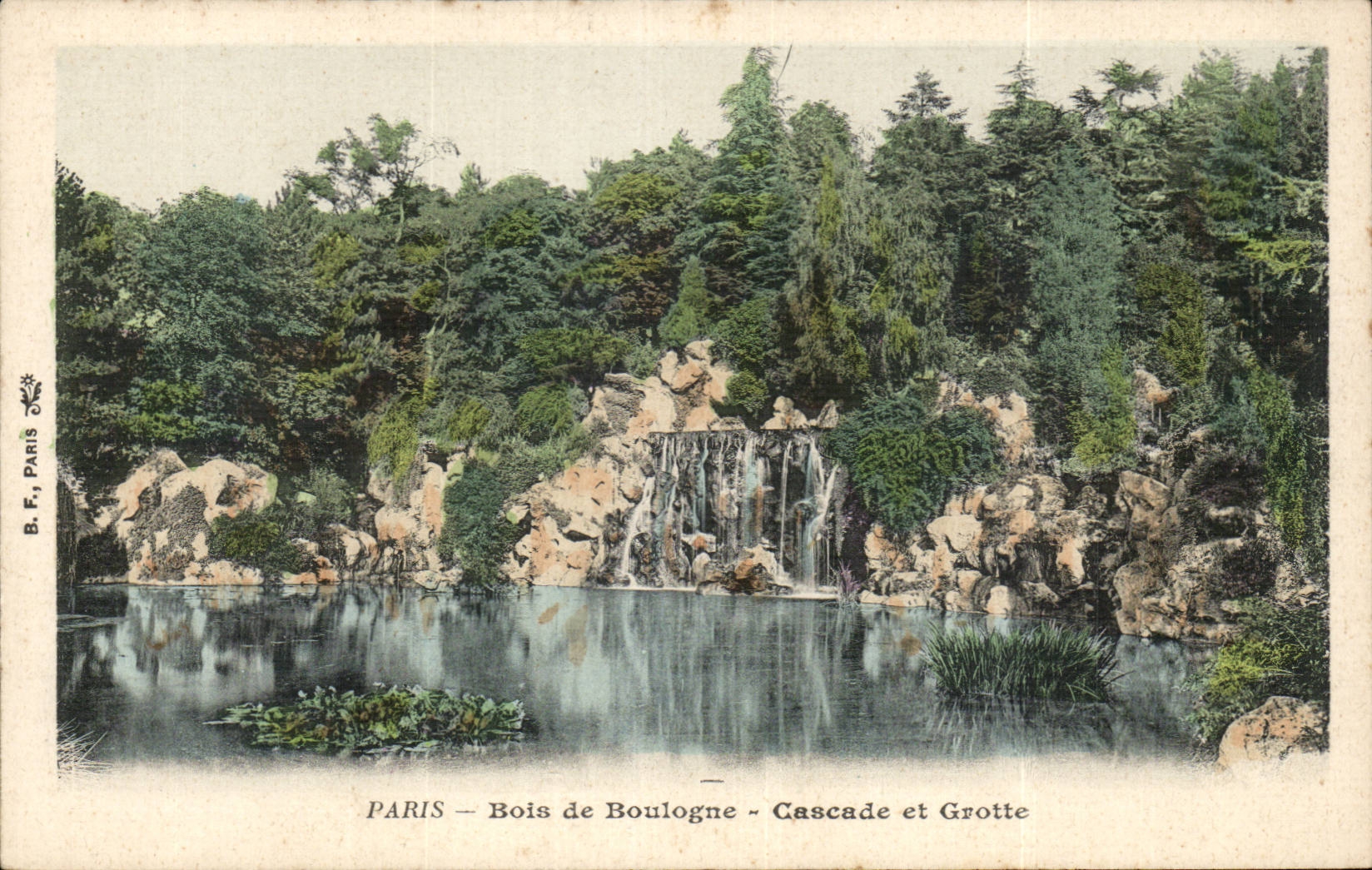 Paris CPA Bois de Boulogne Cascade et grotte