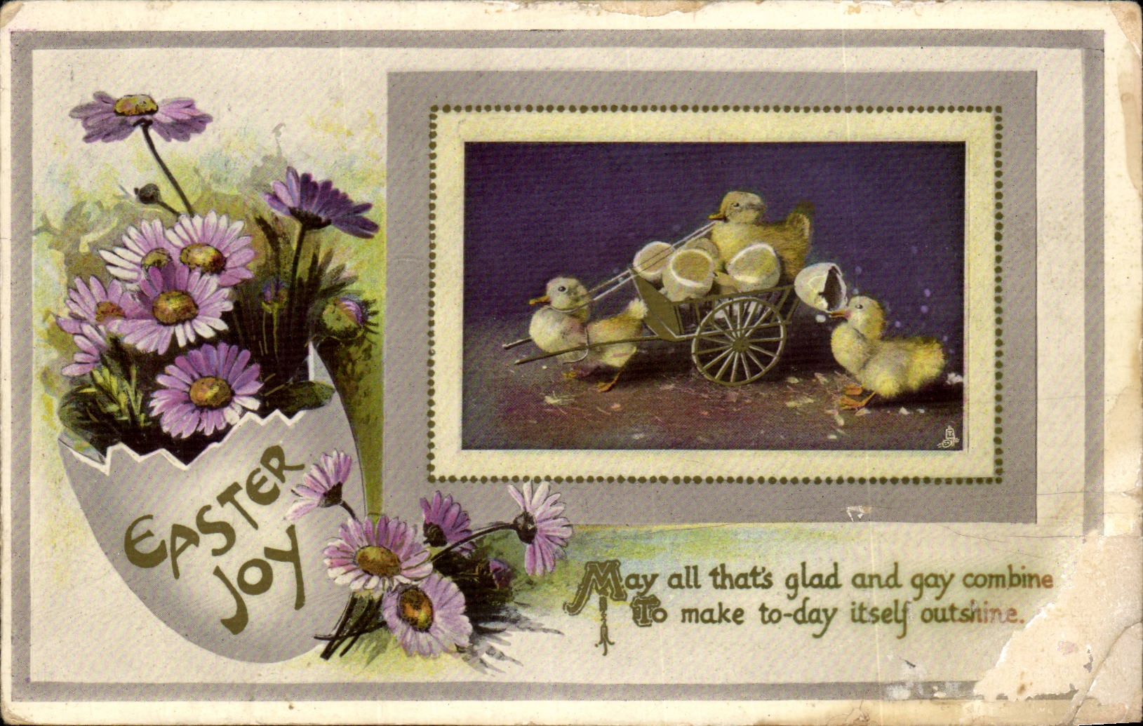 CPA Phantasie-Ostern-Freuden-Kuken