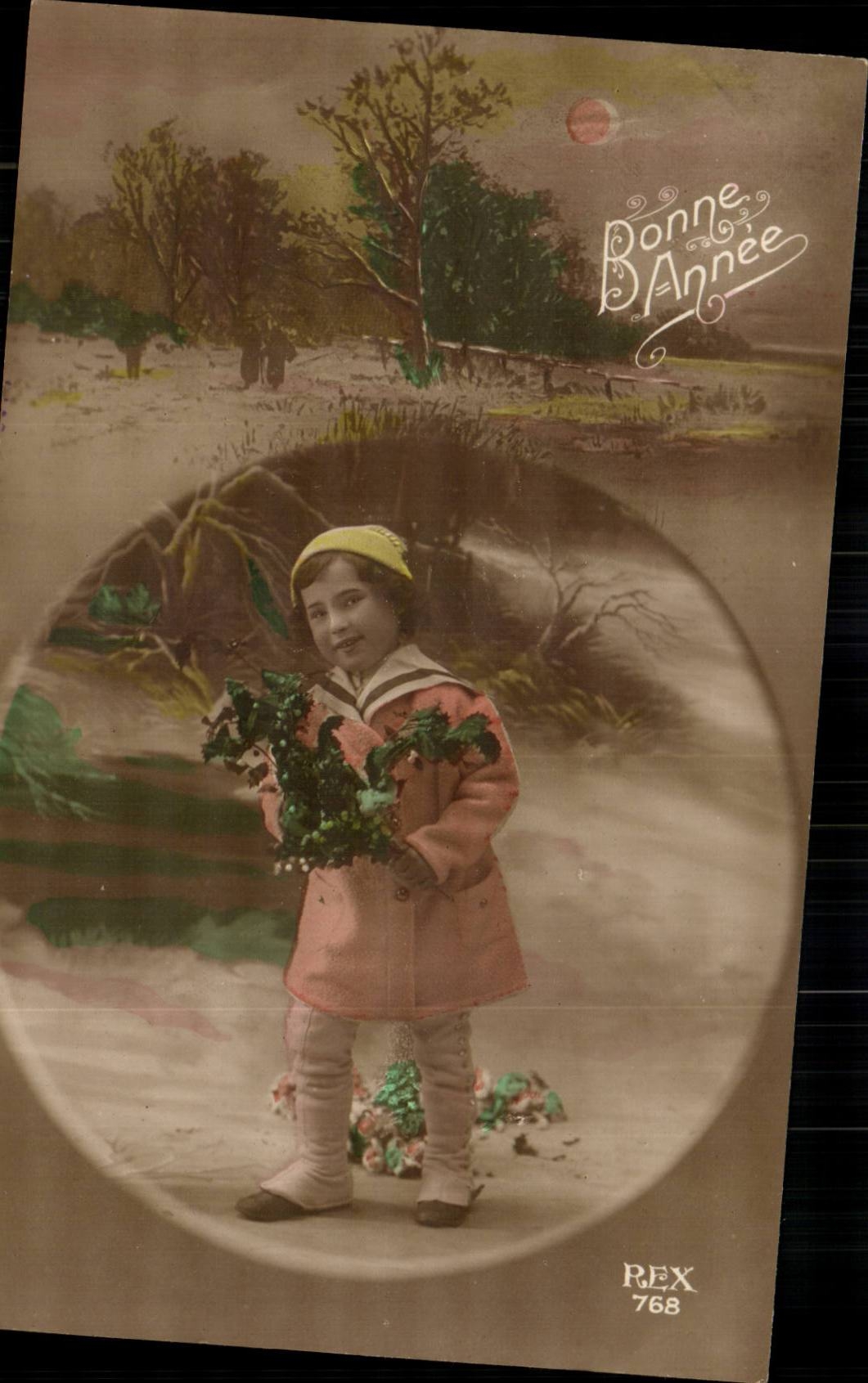 CPA Fantasy Child Happy New Year