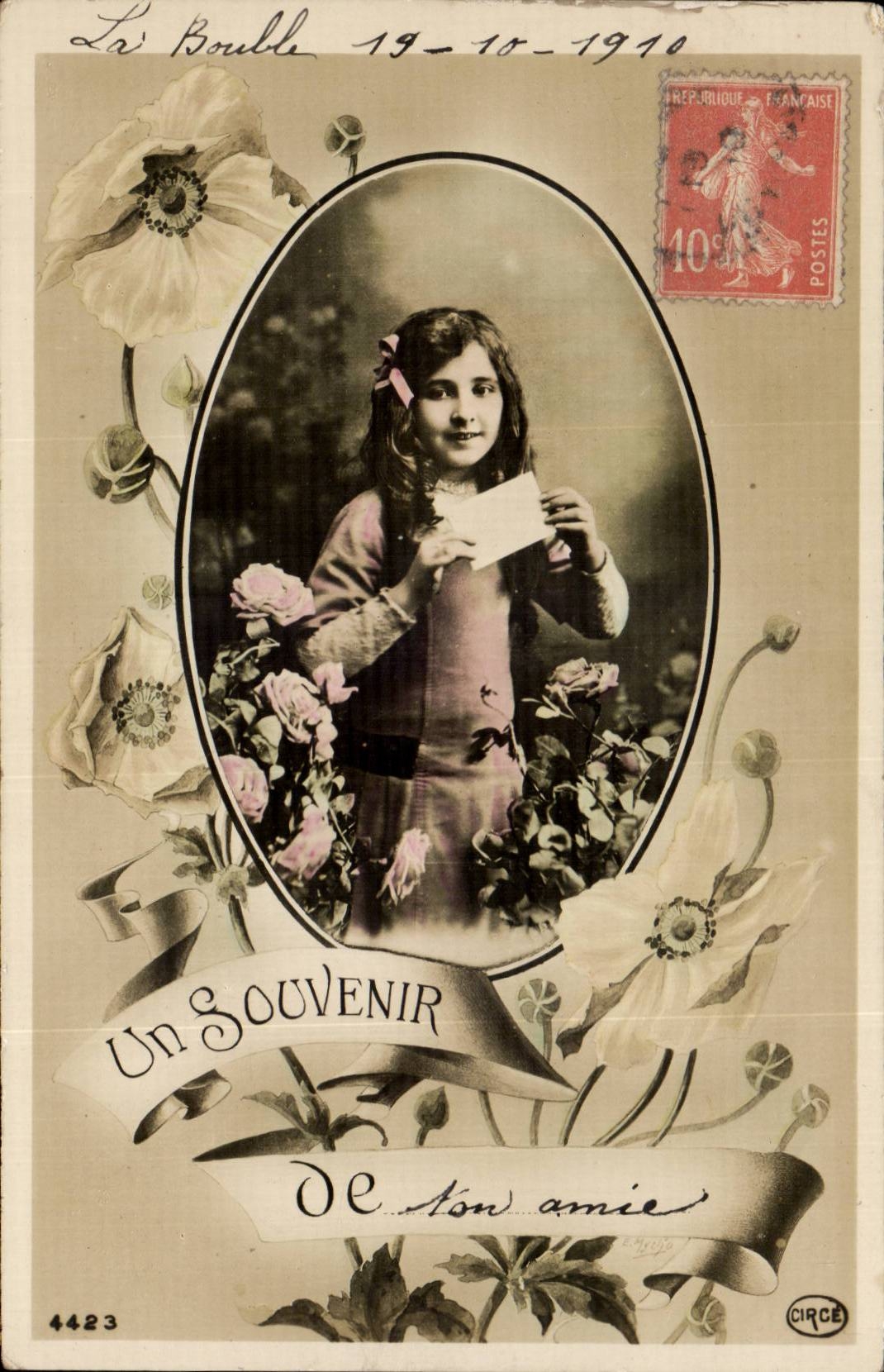 CPA Fantasy Child a memory of your friend