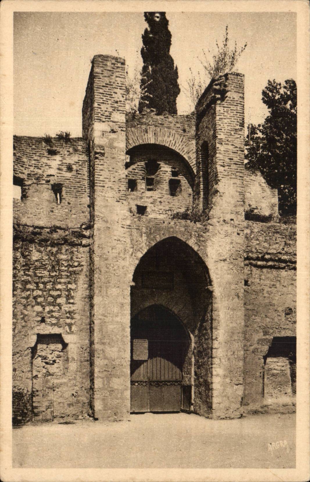 Cahors CPA carries It St Michel Restes of the walls
