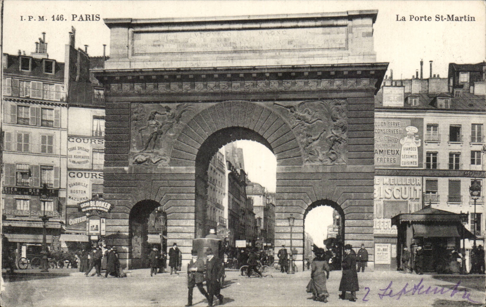 Paris CPA Gate St Martin