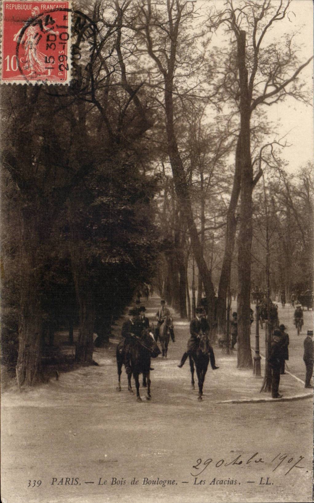 Paris CPA Bois de Boulogne Les Acacias
