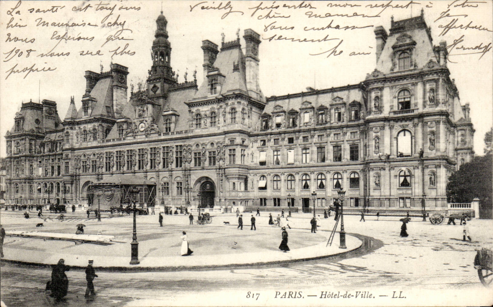 Paris CPA Hotel de ville