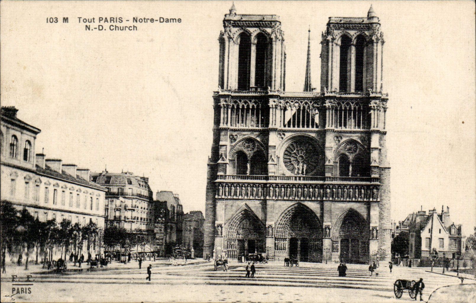 Paris CPA Eglise Notre Dame