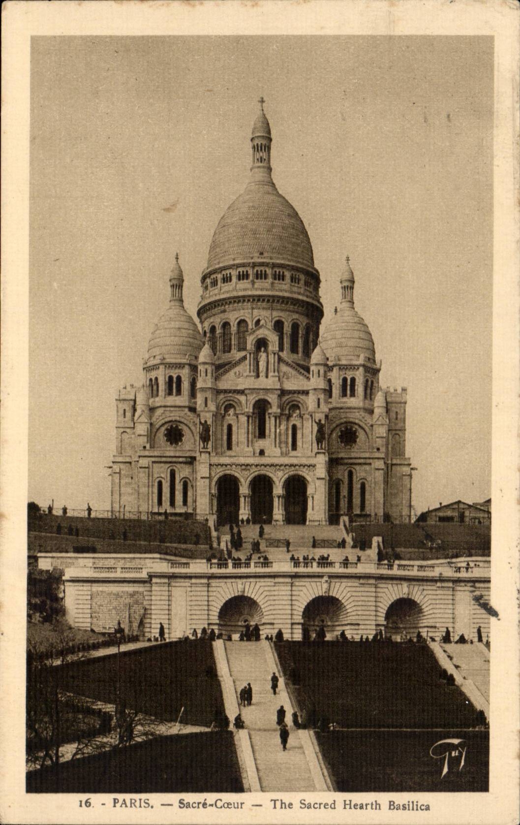 Paris CPA Sacre Coeur Montmartre