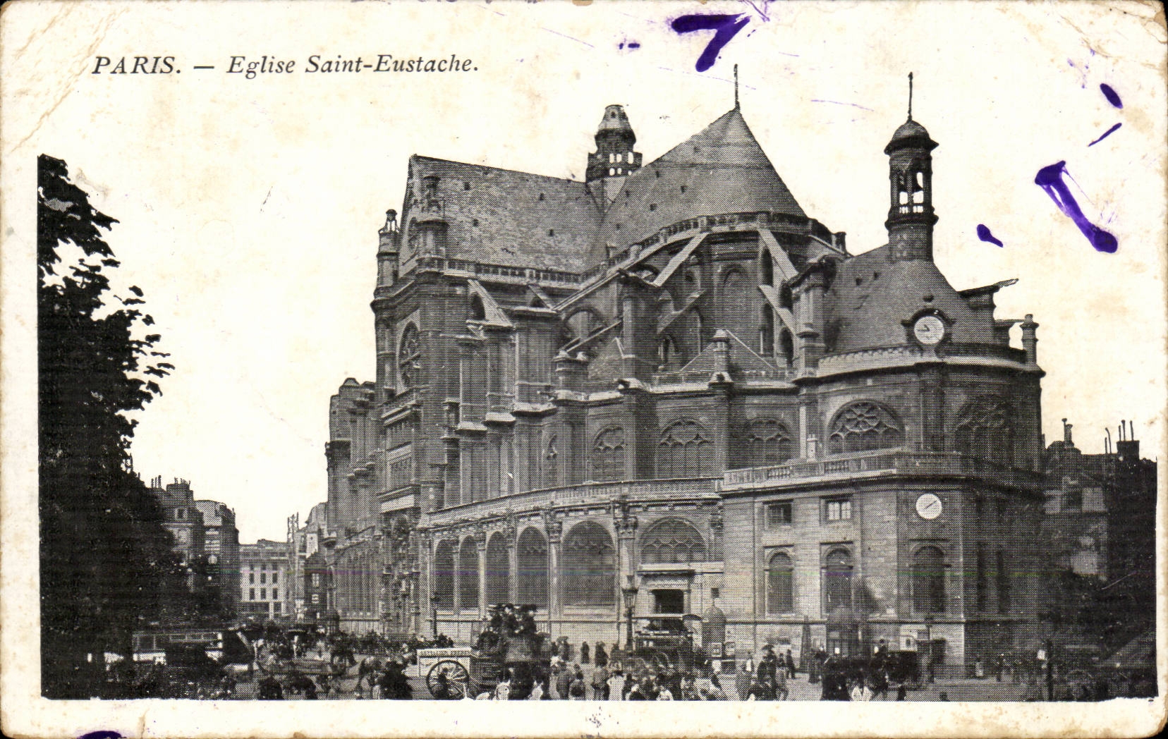 Paris CPA Eglise Saint Eustache