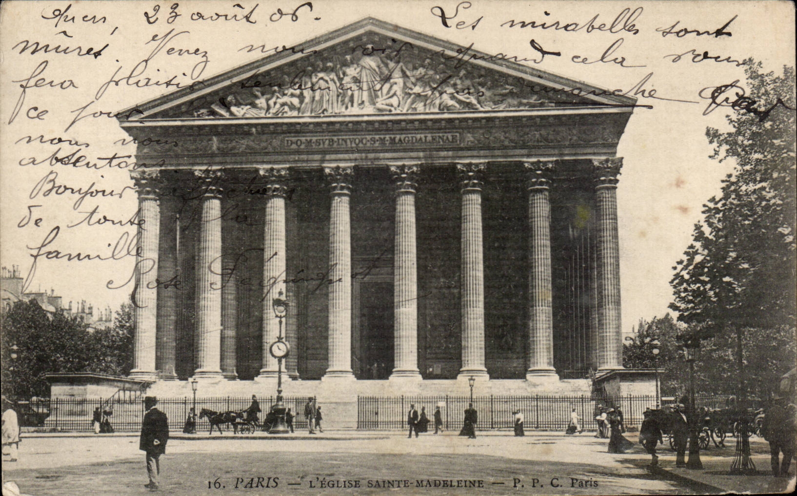 Paris CPA Church Sainte Madeleine