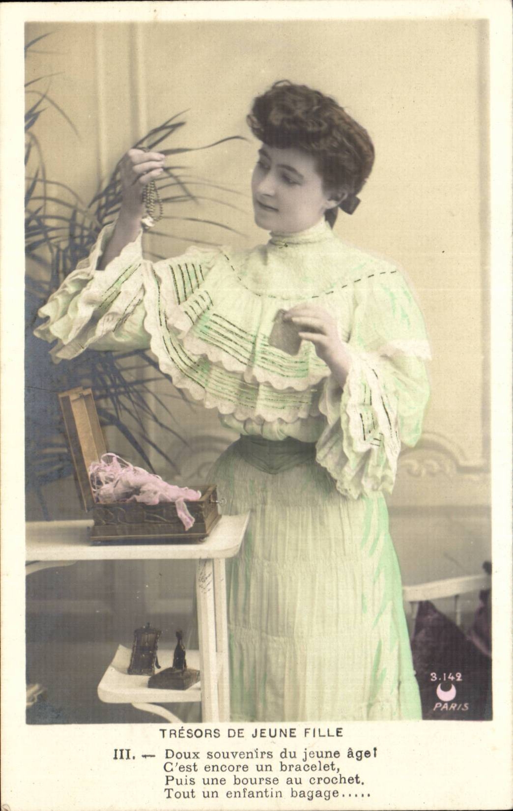 CPA Fantasy Woman Treasures of girl