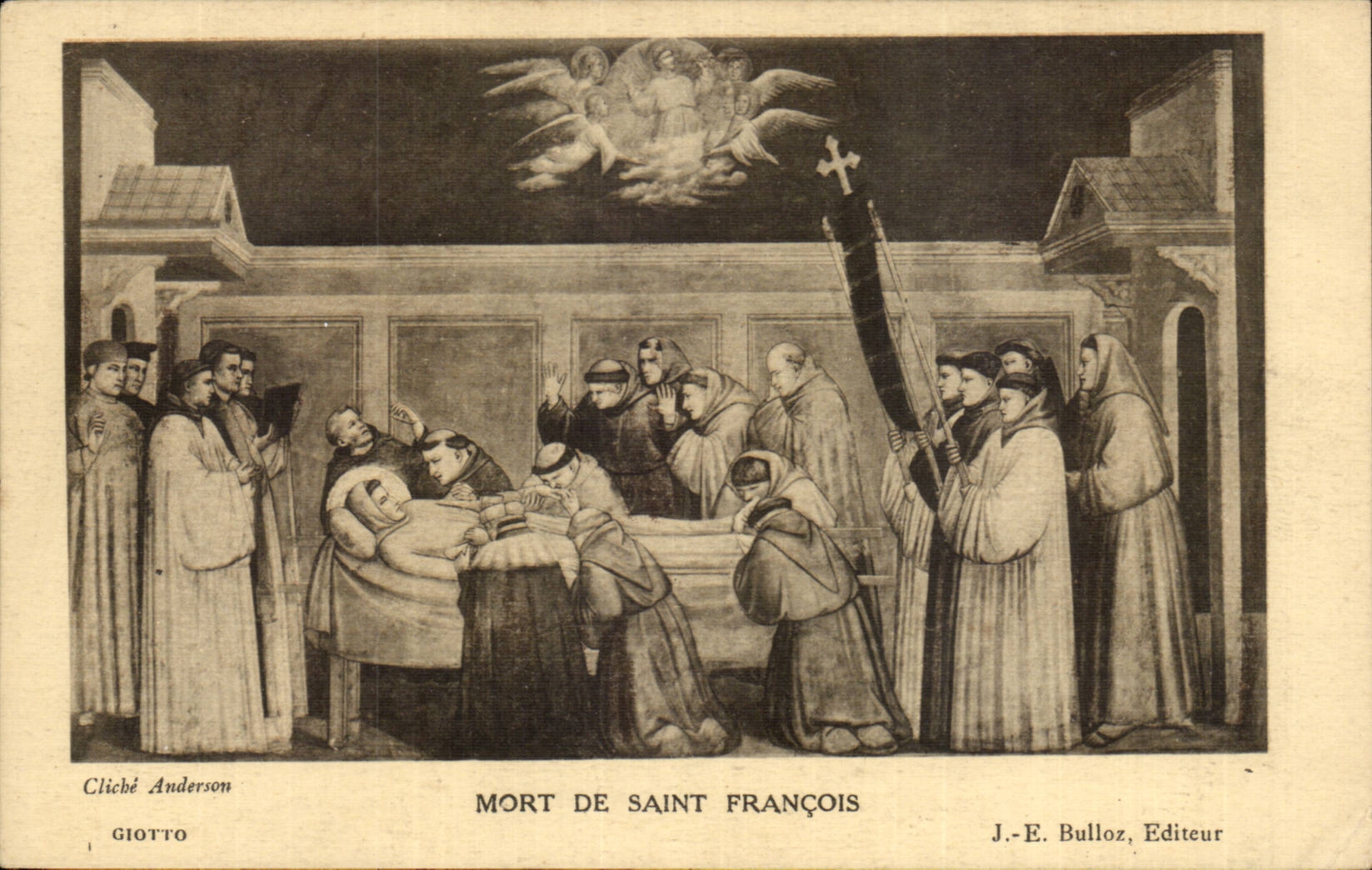 CPA Mort de Saint Francois 