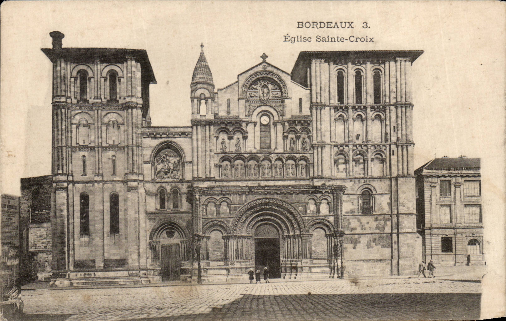 CPA Bordeaux Church Sainte Cross