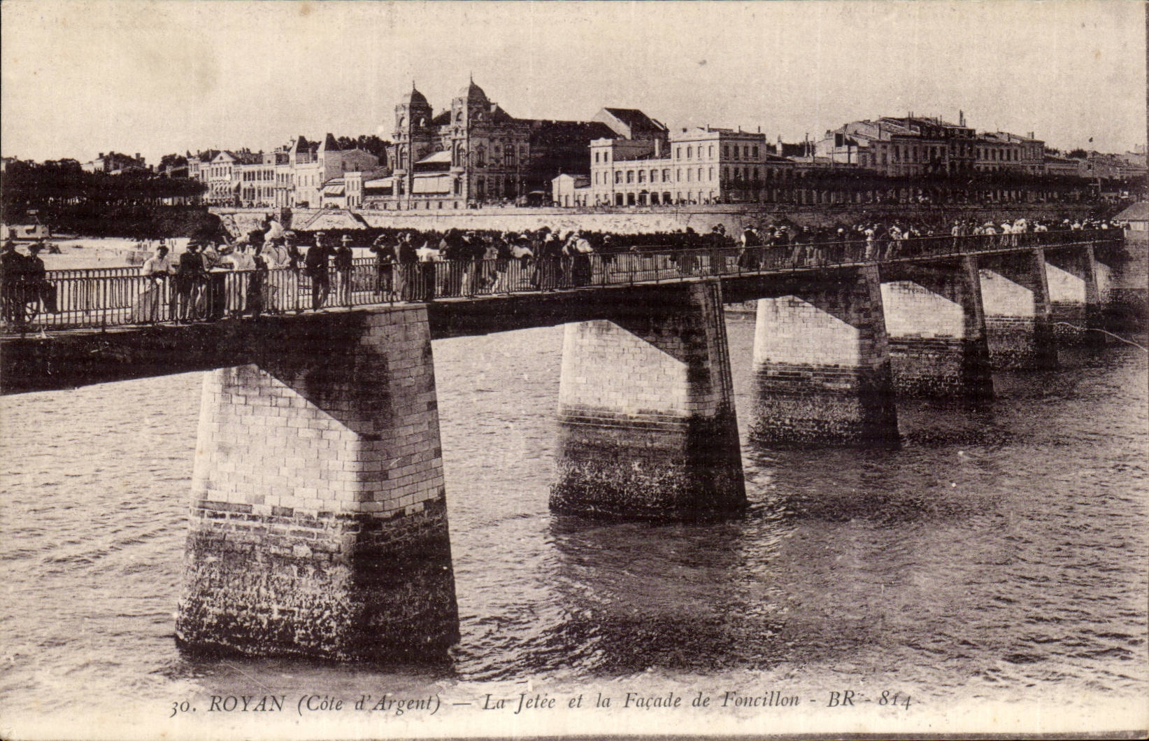 CPA Royan der Pier und die Front von Foncillon