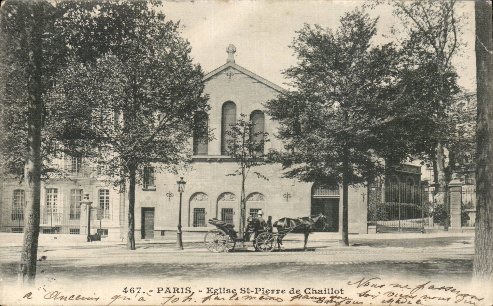 CPA Paris Church Saint Pierre of Chaillot