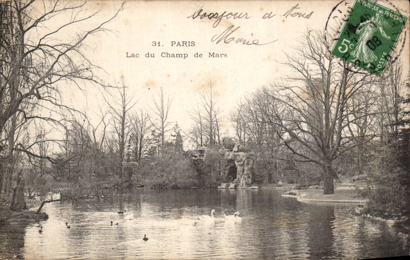 CPA Paris Lake of the field of March