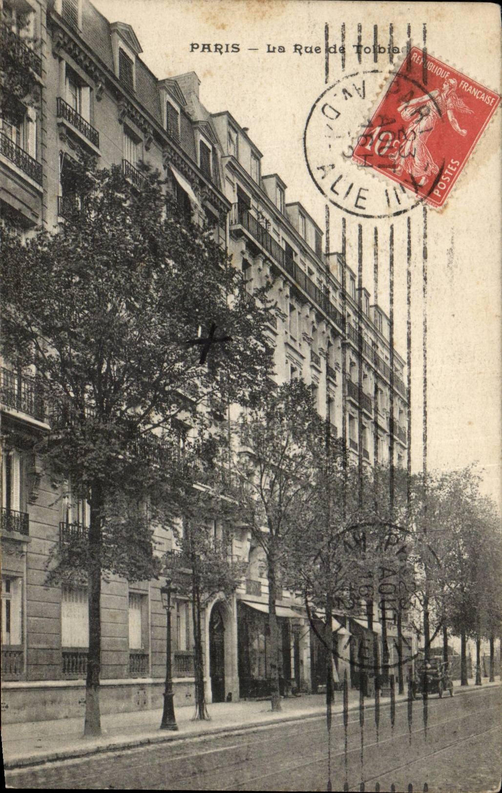 CPA Paris the street of Tolbiac