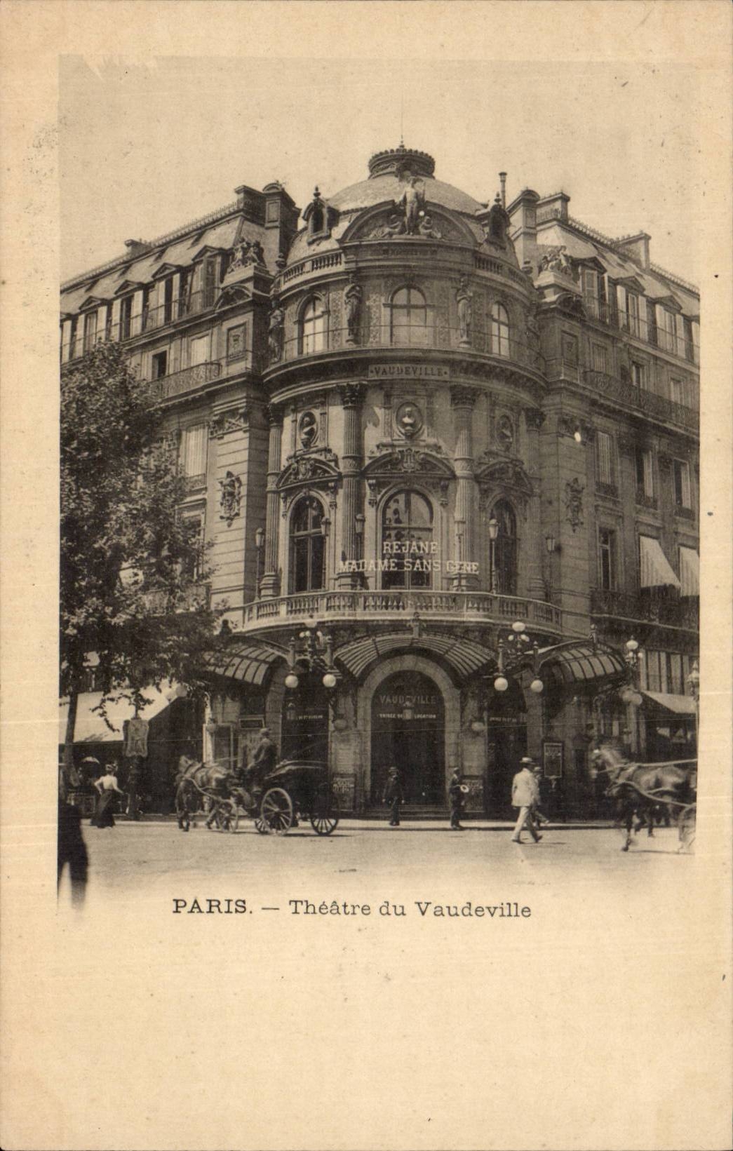 CPA Paris Theatre de Vaudeville