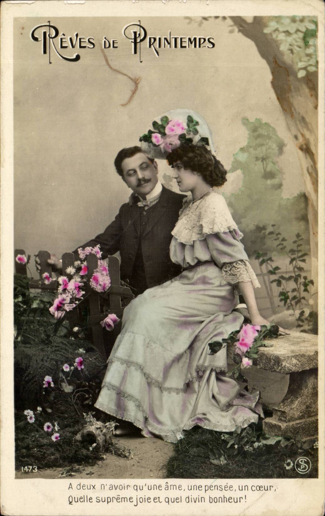 CPA Fantasy Woman Dreams of spring