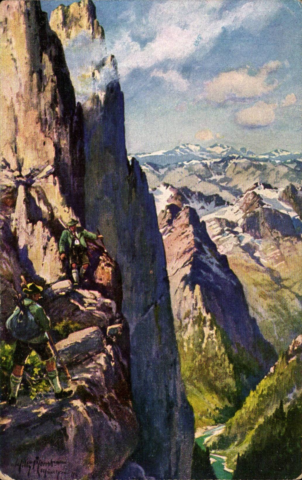 CPA Fantasy Mountain Climbing Alpinism