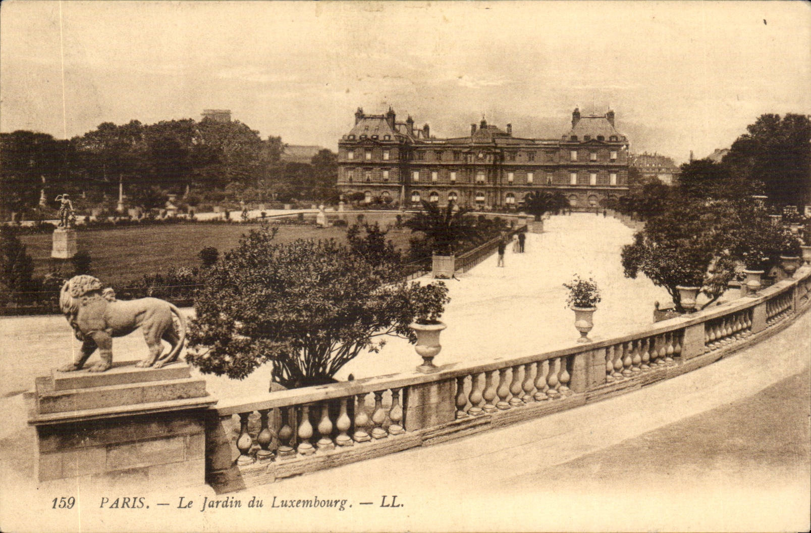 CPA Paris Garden of Luxembourg