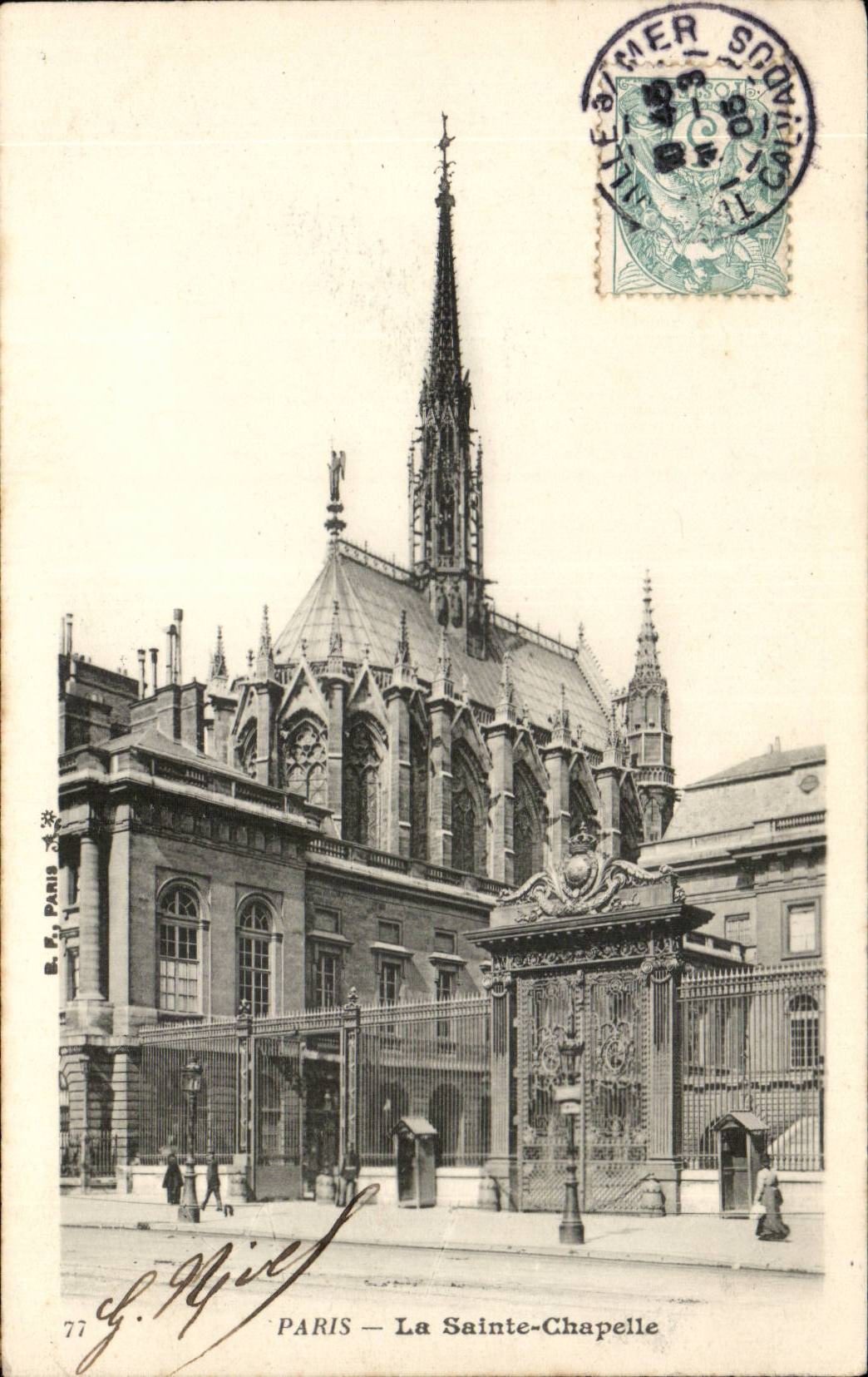 CPA Paris la Sainte Chapelle