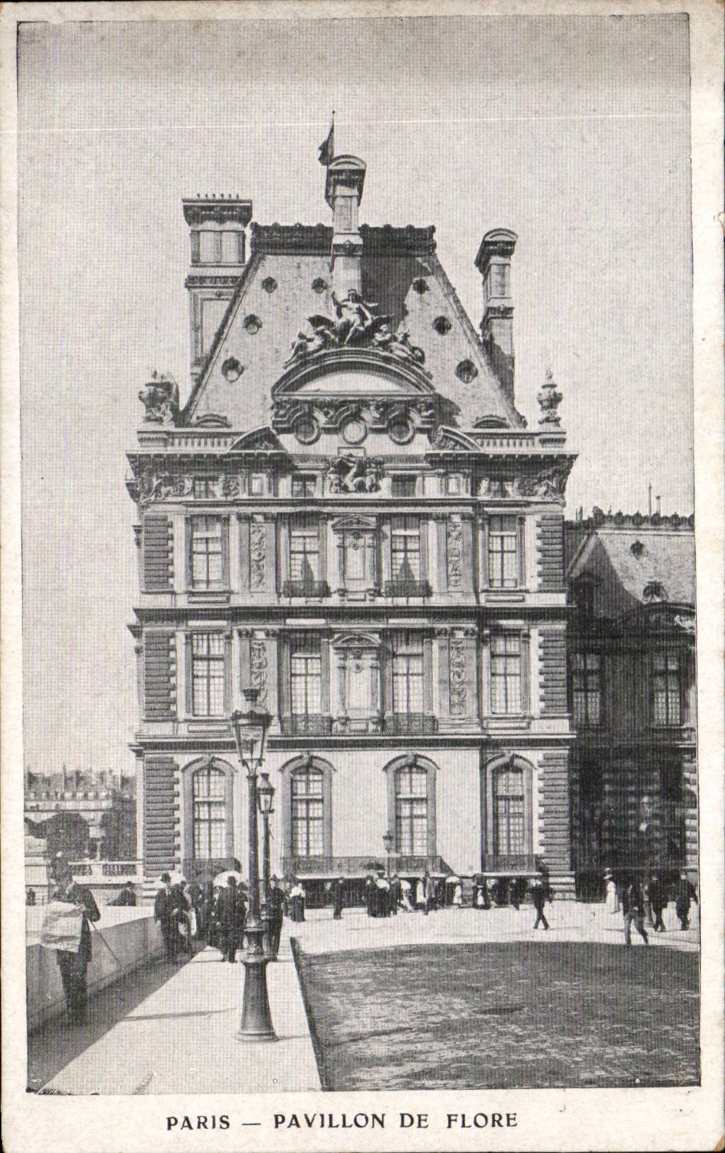 CPA Paris Pavillon de Flore Louvre
