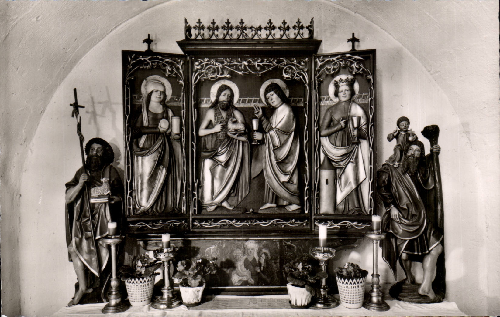 Str Anton amndt Arlberg MODERNE KARTE Nebenaltar