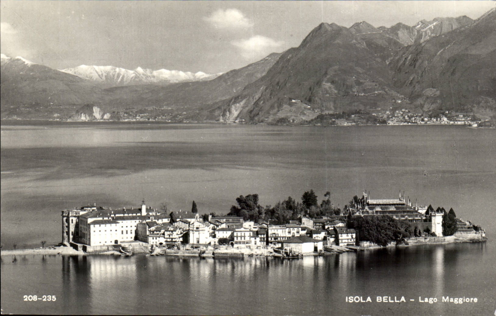 MODERNES KARTE Italien Isolierschonheit Lago maggiore