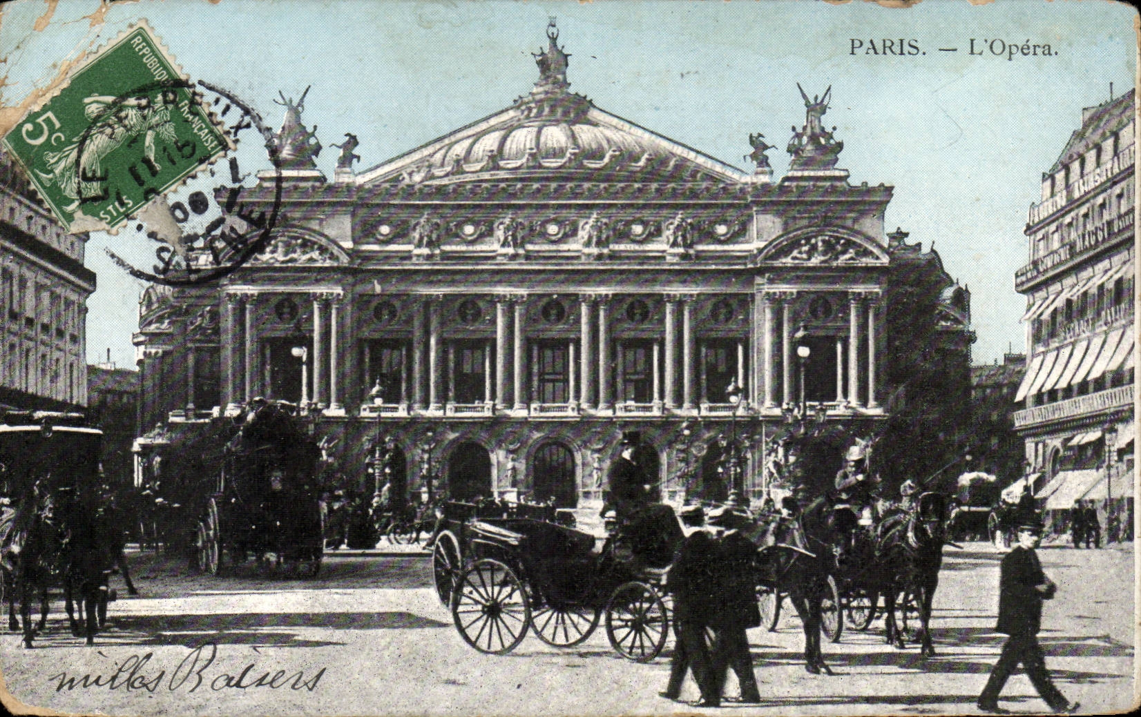 CPA Paris the opera