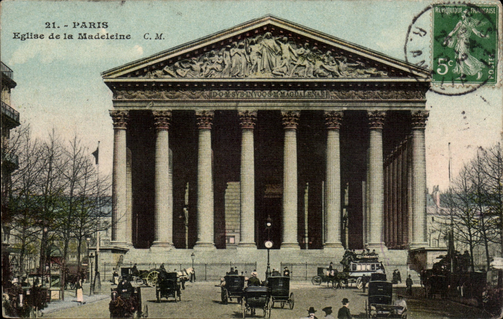 CPA Paris Church of the Madeleine