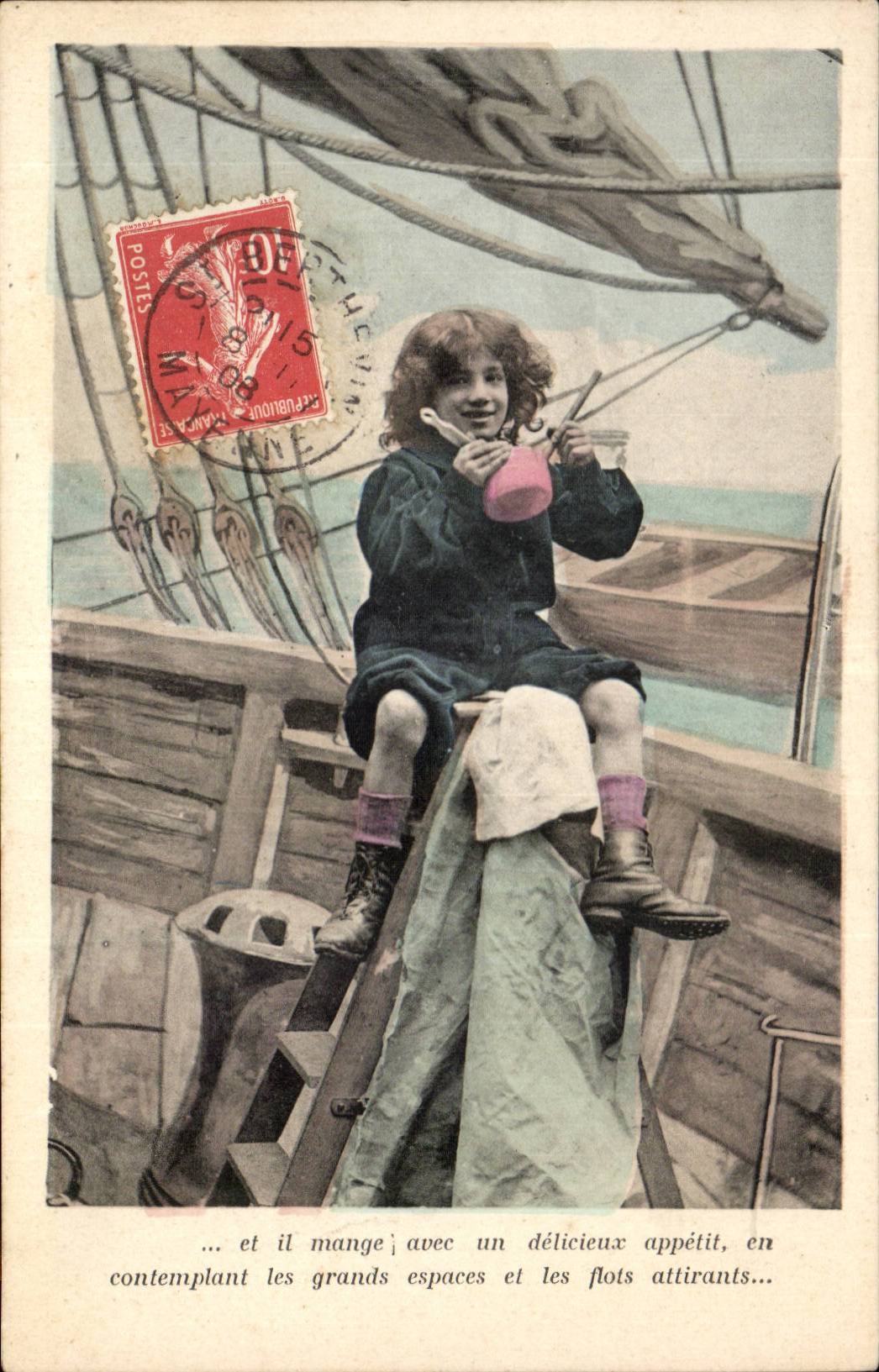 CPA Fantasy Marine Child