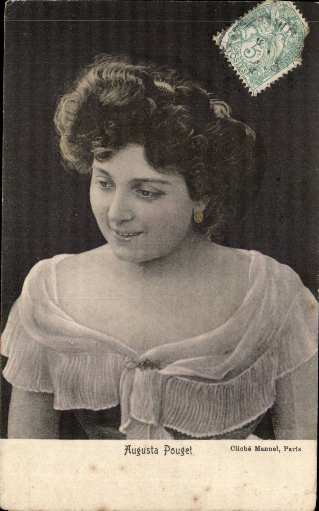CPA Fantasy Woman Augusta Pouget