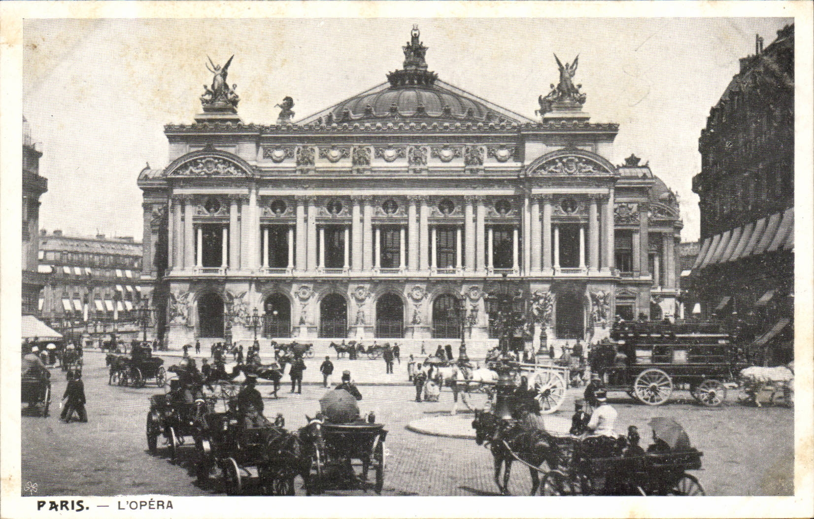 Paris CPA the opera