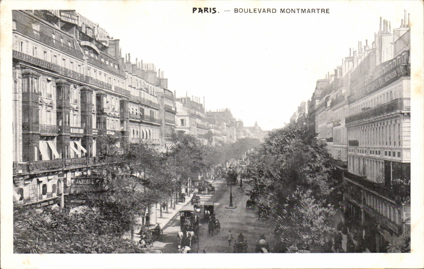 Paris CPA Boulevard Montmartre