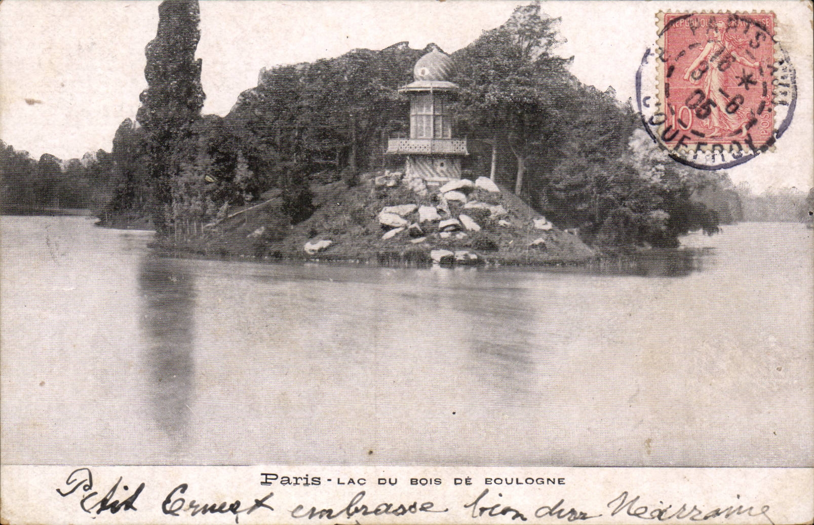 Paris CPA Lac du Bois de Boulogne